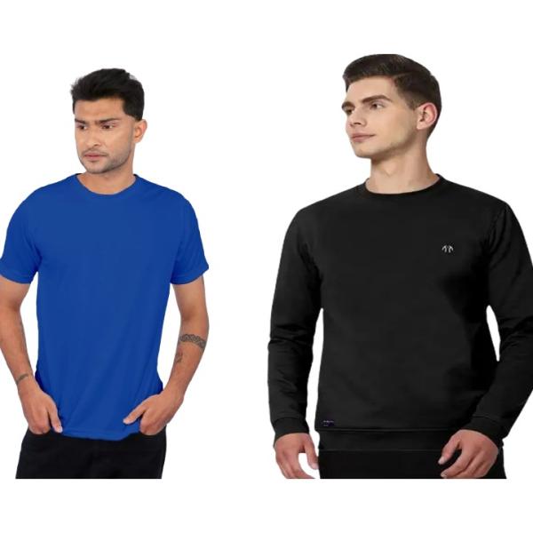 Men's Sweater t-Shirt Combo