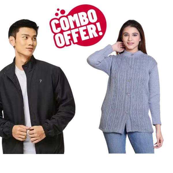Combo Jacket And Sweater For Men And Women