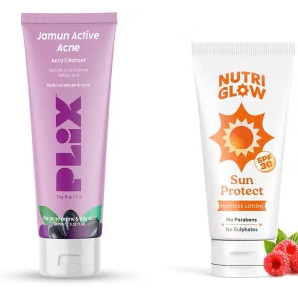 Face Wash & Body Lotion Combo