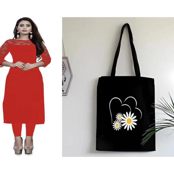 Kurti and Bag (combo)
