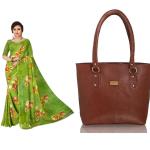 Saree and Bag (combo)
