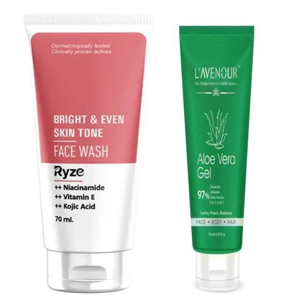 Face Wash & Body Lotion Combo
