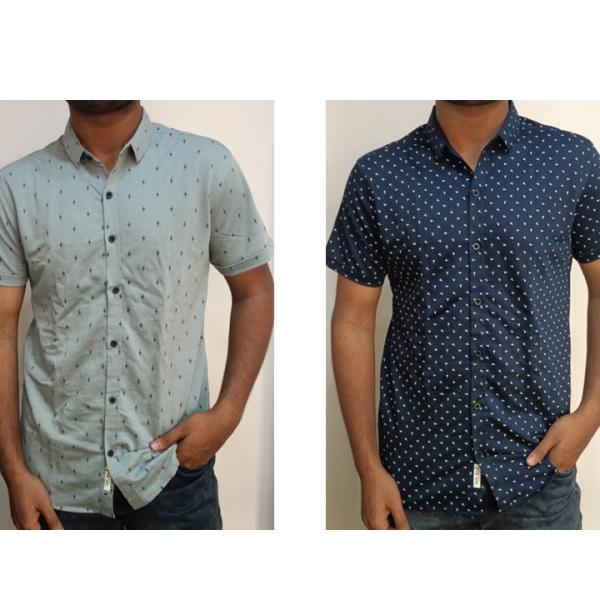 Men's Half Sleeve  Printed Shirt