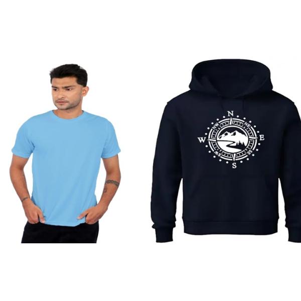 Men's Sweater t-Shirt Combo
