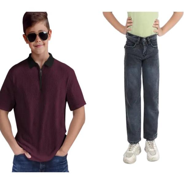 T- Shirt and Jeans (Combo)