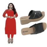 Kurti & ledies Heel Sandal ( combo )