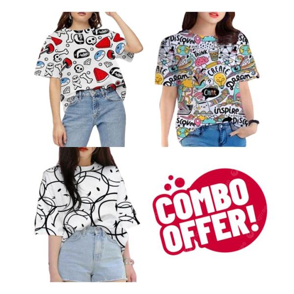 GIRLS TRENDY TSHIRTS