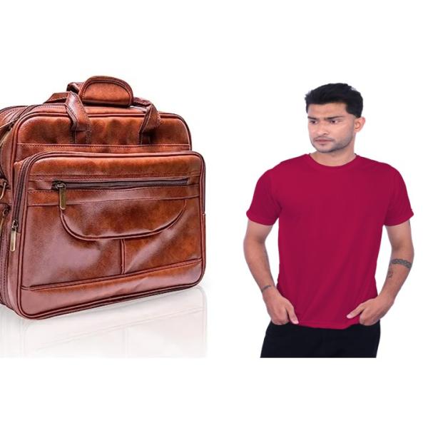 Laptop Bag & T-shirt (Combo)