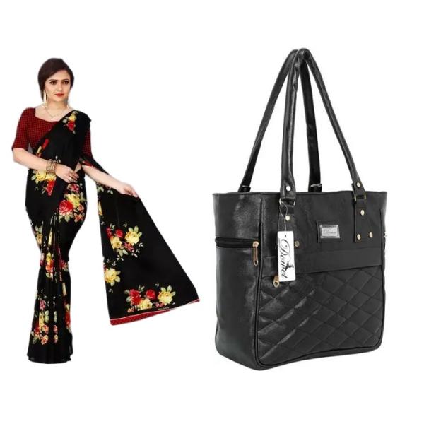 Saree and Bag (combo)