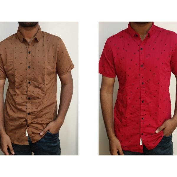 Men's Half Sleeve  Printed Shirt