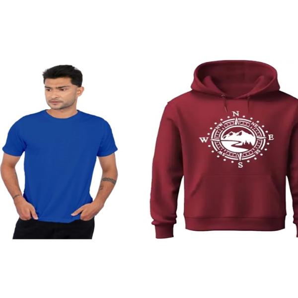Men's Sweater t-Shirt Combo