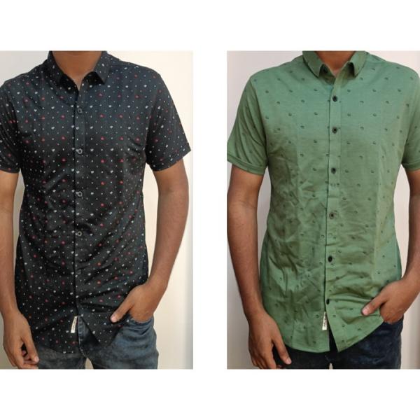 Men's Half Sleeve  Printed Shirt