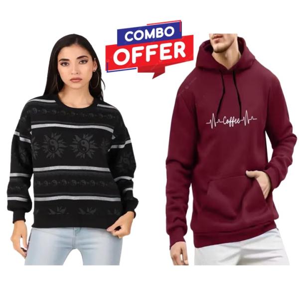 Combo Jacket And Sweater For Men And Women
