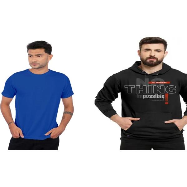 Men's Sweater t-Shirt Combo