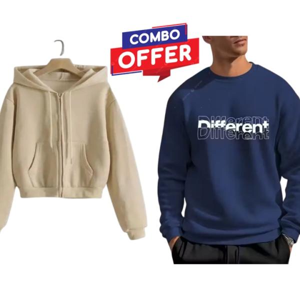 Combo Jacket And Sweater For Men And Women