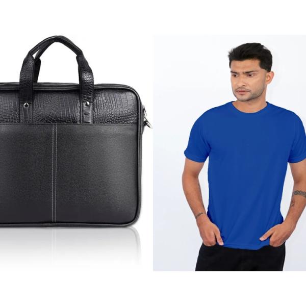 Laptop Bag & T-shirt (Combo)