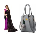 Saree and Bag (combo)
