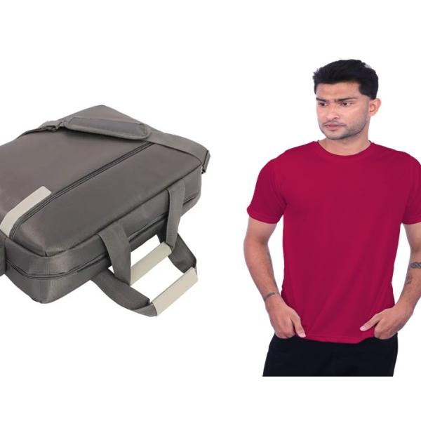 Laptop Bag & T-shirt (Combo)