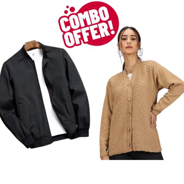 Combo Jacket And Sweater For Men And Women