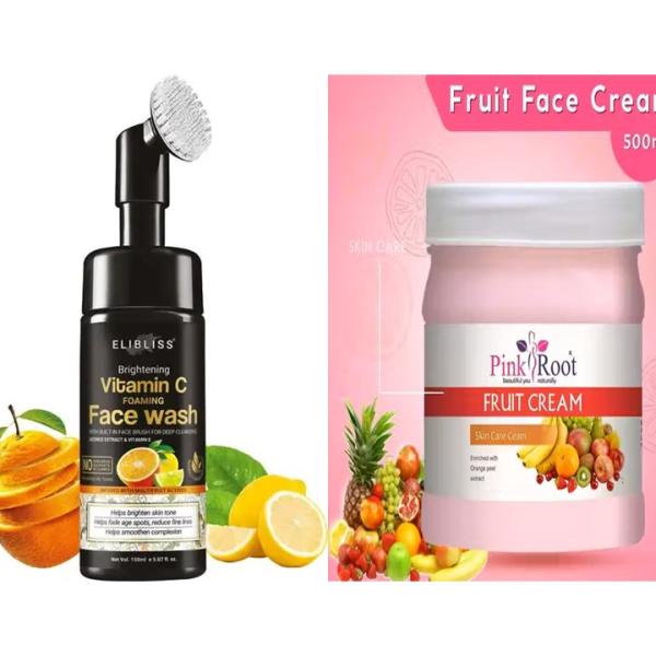 Face Wash & Body Lotion Combo