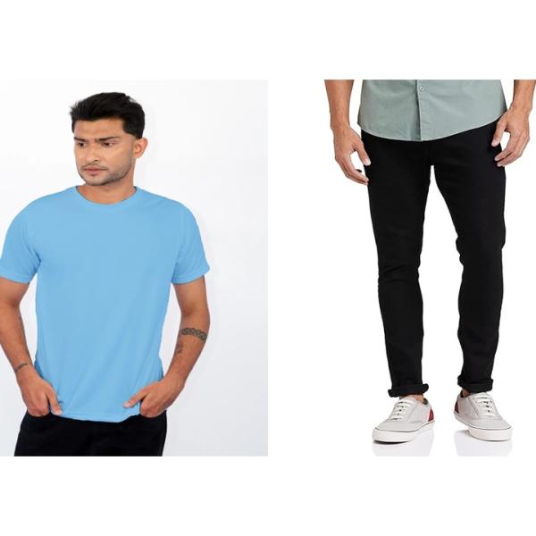 T- Shirt and Jeans (Combo)