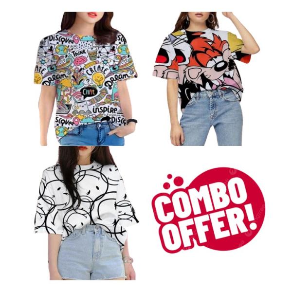 GIRLS TRENDY TSHIRTS