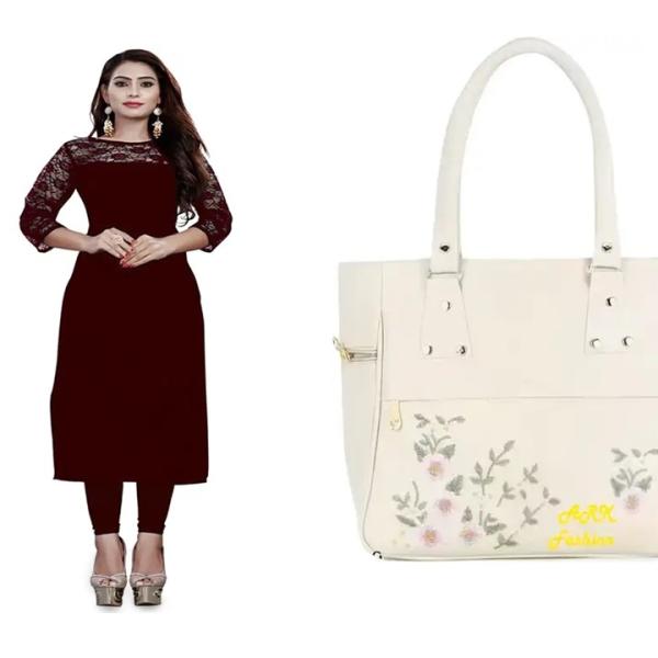 Kurti and Bag (combo)