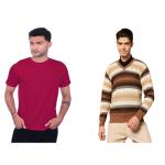 Men's Sweater t-Shirt Combo