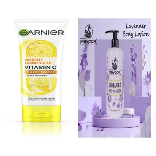 Face Wash & Body Lotion Combo