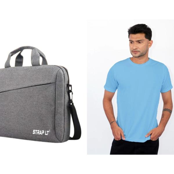 Laptop Bag & T-shirt (Combo)