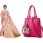 Saree and Bag (combo)