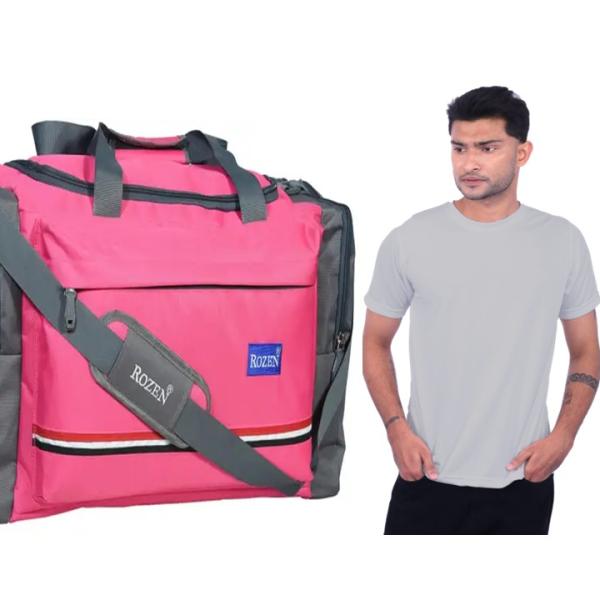 Duffle Bag & T-shirt (Combo)