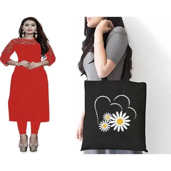 Kurti and Bag (combo)