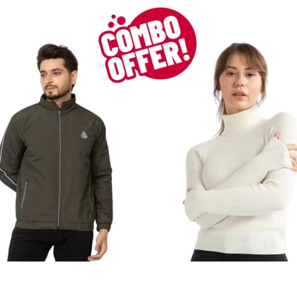 Combo Jacket And Sweater For Men And Women