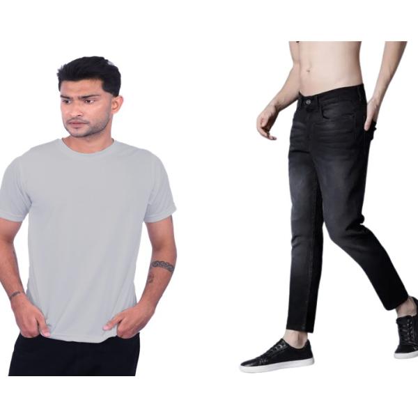 T- Shirt and Jeans (Combo)