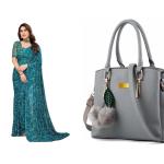 Saree and Bag (combo)