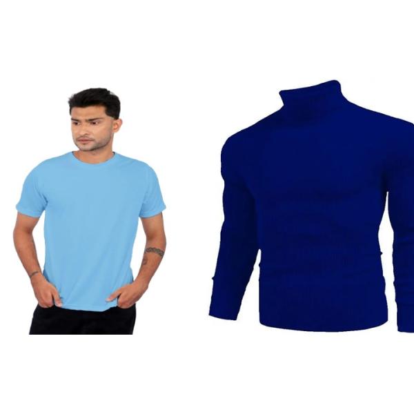 Men's Sweater t-Shirt Combo