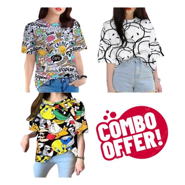 GIRLS TRENDY TSHIRTS
