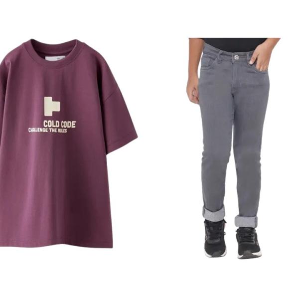 T- Shirt and Jeans (Combo)