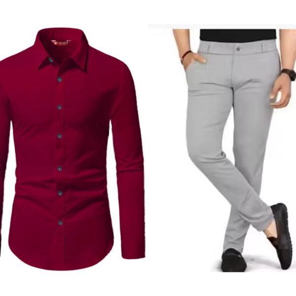 Full Sleeves Shirt & Trousers(Combo)