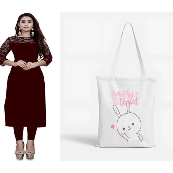 Kurti and Bag (combo)