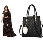Saree and Bag (combo)
