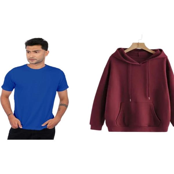 Men's Sweater t-Shirt Combo