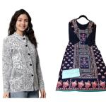 Women's Hoodie and Kurti Combo