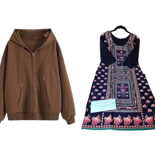 Women's Hoodie and Kurti Combo