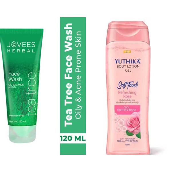 Face Wash & Body Lotion Combo