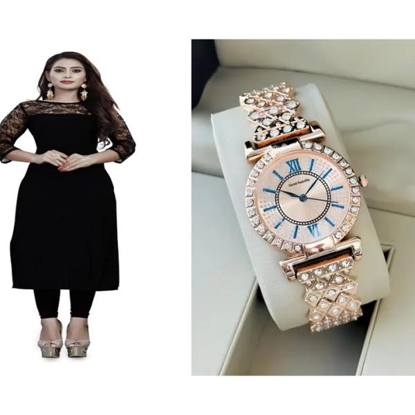 Kurti & ledies Watch ( combo )