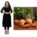 Kurti & ledies Heel Sandal ( combo )