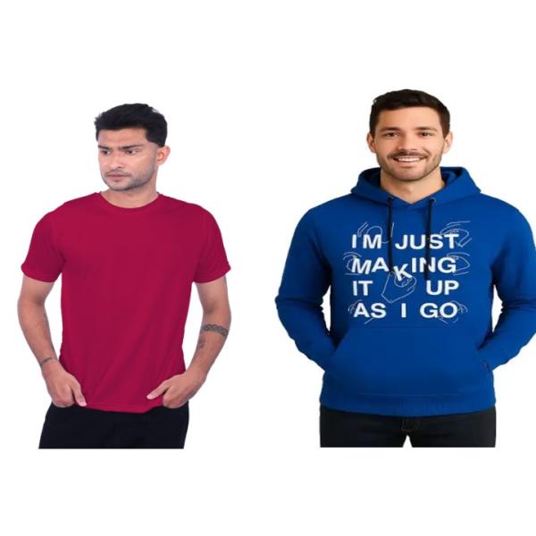 Men's Sweater t-Shirt Combo