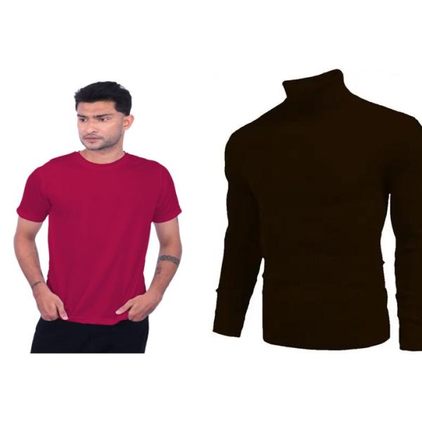 Men's Sweater t-Shirt Combo
